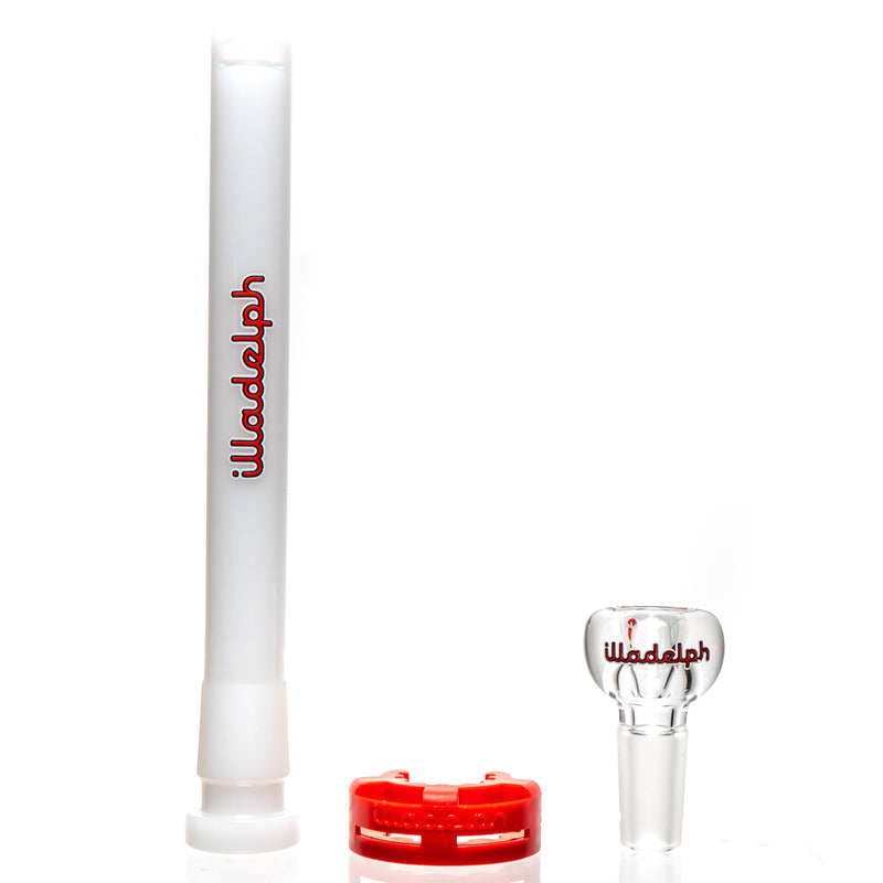 Illadelph - Medium Beaker - Red & White 5mm - The Cave