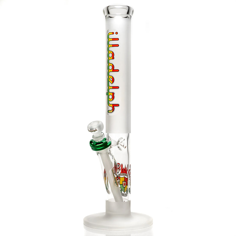 Illadelph - Short Straight - Frosted Signature Series - Rasta & White Label 5mm - The Cave