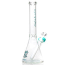 Illadelph - Mini Beaker - Teal & White 5mm - The Cave