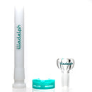 Illadelph - Mini Beaker - Teal & White 5mm - The Cave