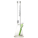 Illadelph - Medium Straight - White on White w/ Milky Green Downstem 5mm - The Cave