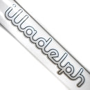 Illadelph - Medium Straight - White on White w/ Milky Green Downstem 5mm - The Cave
