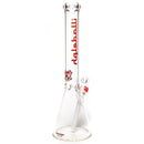 Illadelph - Short Beaker - Red & White 5mm - The Cave