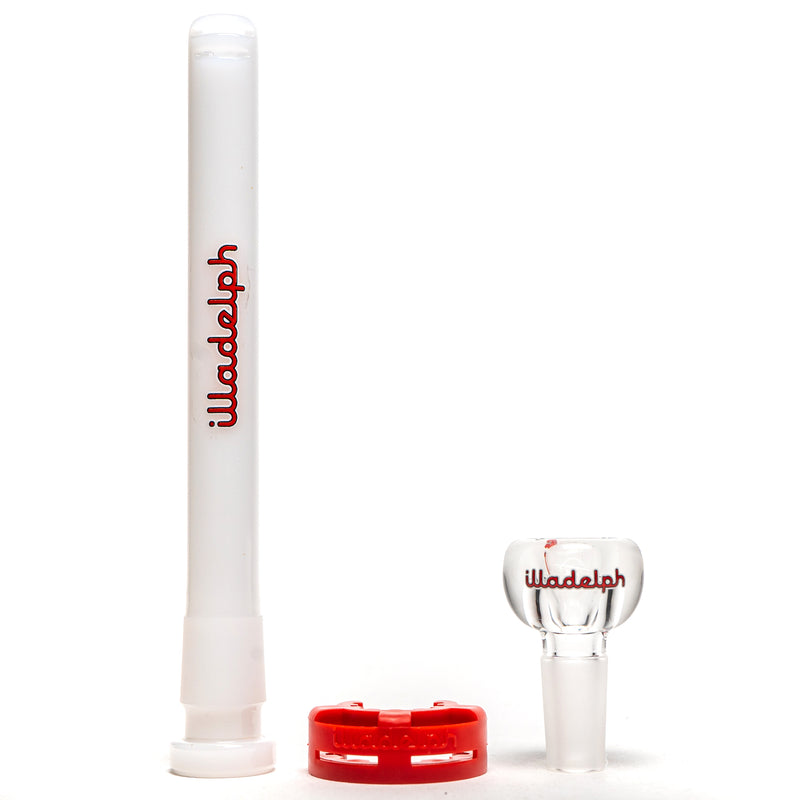 Illadelph - Short Beaker - Red & White 5mm - The Cave