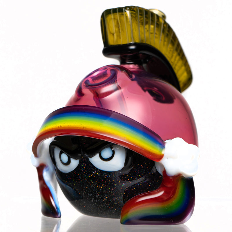 J Smart Glass - Rainbow Marvin Head UV - The Cave