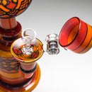 Jred - Fire Hatchet Encalmo Bubbler - The Cave