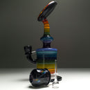 Jred - Rainbow Hatchet Encalmo Bubbler - The Cave