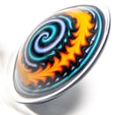 Jake C - Beaker - Double Layer Fire on Water - Grape Accents - The Cave