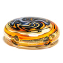 Jake C - Double-Sided Disc Pendant - Double Layer Purple on Fire - Tangie Body - The Cave