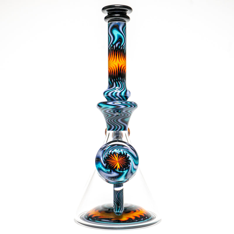 Jake C - Beaker - Double Layer Fire on Water - Grape Accents - The Cave