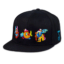 Grassroots - Jerry Garcia Space Container Trio Black Snapback Hat - Small/Medium - The Cave