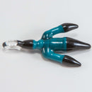 J.O.P. - Chicken Foot Pendant - Agua Azul & Black - The Cave