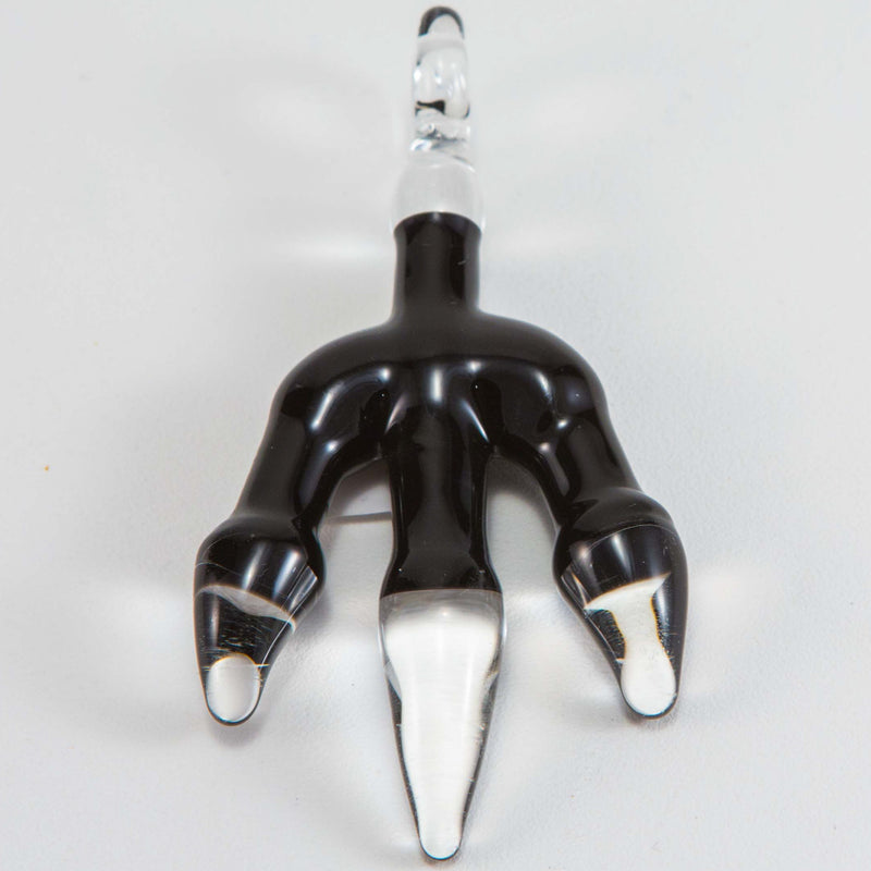 J.O.P. - Chicken Foot Pendant - Black & Clear - The Cave