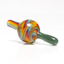 K2 Glass - Bubble Cap - Medium - Rainbow Wag w/ CFL Pastel Potion - The Cave