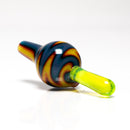 K2 Glass - Bubble Cap - Medium - Fire & Water Wag w/ Slyme - The Cave