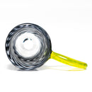 K2 Glass - Worked Snap Slide - 14mm - Jailhouse Wag w/ CFL Sunset Slyme Handle