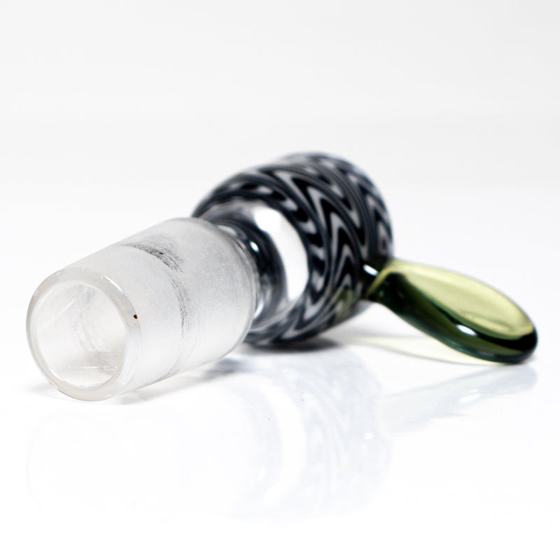 K2 Glass - Worked Snap Slide - 14mm - Jailhouse Wag w/ CFL Potion Handle