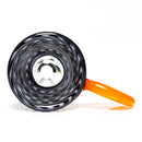 K2 Glass - Worked Snap Slide - 14mm - Jailhouse Wag w/ Lava Handle - The Cave