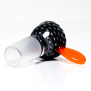 K2 Glass - Worked Snap Slide - 14mm - Jailhouse Wag w/ Lava Handle - The Cave