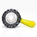 K2 Glass - Worked Snap Slide - 14mm - Jailhouse Wag w/ CFL Sunset Slyme Handle