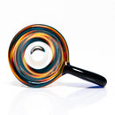 K2 Glass - Worked Snap Slide - 14mm - Fire & Water Wag w/ Cobalt Handle