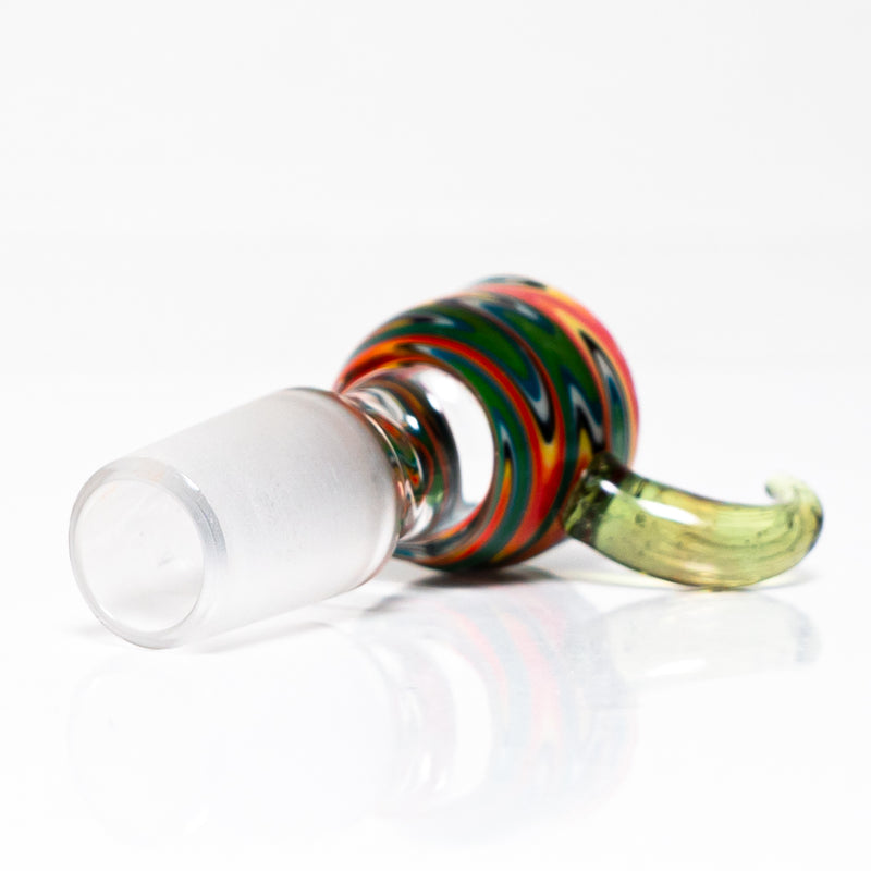 K2 Glass - Worked Snap Slide - 14mm - Fire & Earth Wag w/ CFL Potion Horn - The Cave