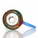 K2 Glass - Worked Snap Slide - 14mm - Fire & Earth Wag w/ Ether Handle - The Cave