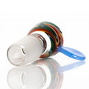 K2 Glass - Worked Snap Slide - 14mm - Fire & Earth Wag w/ Ether Handle - The Cave