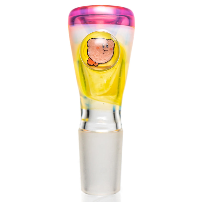 Keys Glass - Push Slide - 18mm - Kirby - Lemon Drop & UV Glopal - The Cave