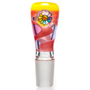 Keys Glass - Push Slide - 18mm - Murakami - Red & Lucid - The Cave