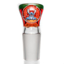 Keys Glass - Martini Slide - 18mm - Stitch - Phoenix & Green Stardust - The Cave