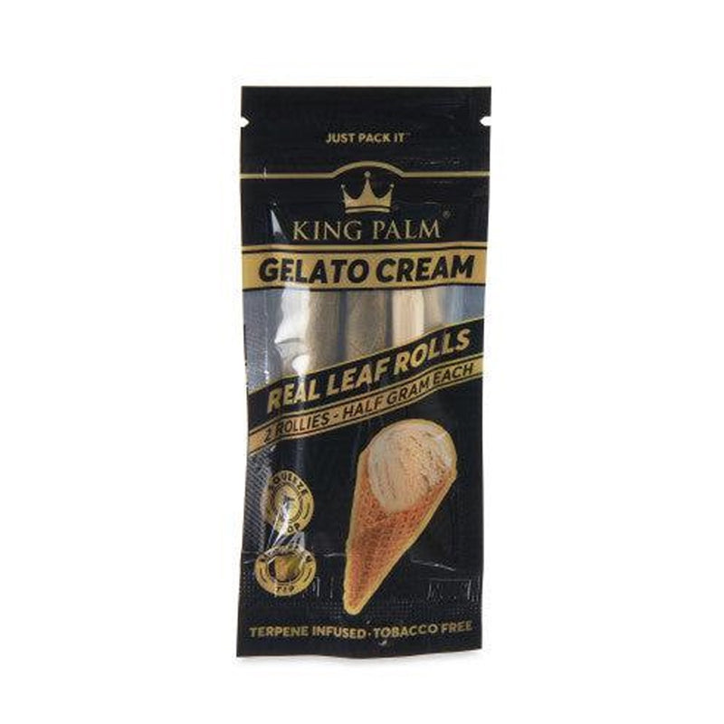 King Palm - Rollie Size Rolls - 2 Pack - Gelato Cream - The Cave