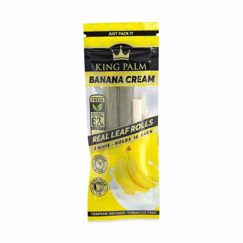 King Palm - Mini Rolls - 2 Pack - Banana Cream - The Cave
