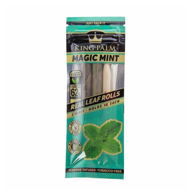 King Palm - Mini Rolls - 2 Pack - Magic Mint - The Cave