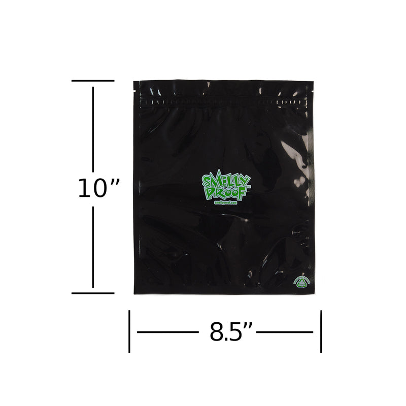 Smelly Proof - Large Bag - Black - 10 Pack Bundle - The Cave