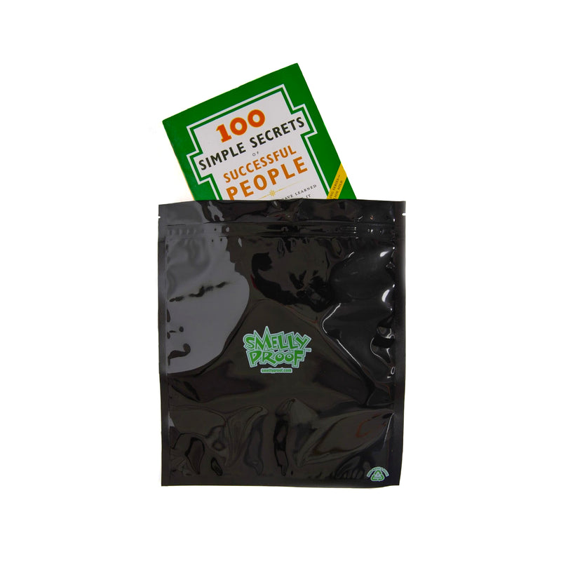 Smelly Proof - Large Bag - Black - 100 Pack - The Cave