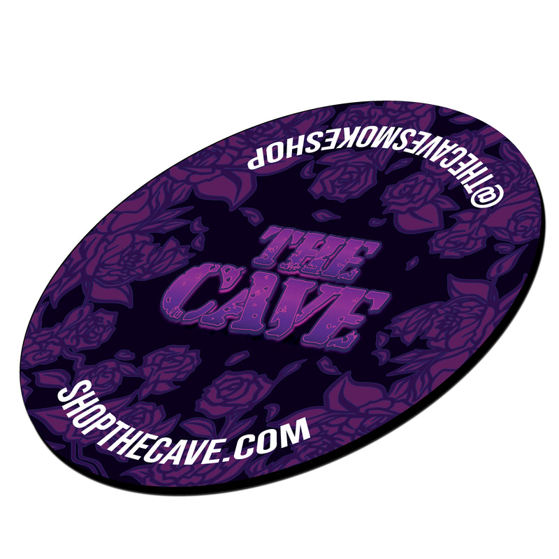 The Cave Smoke Shop - Landing Pad - Large Round - Black Rose - The Cave