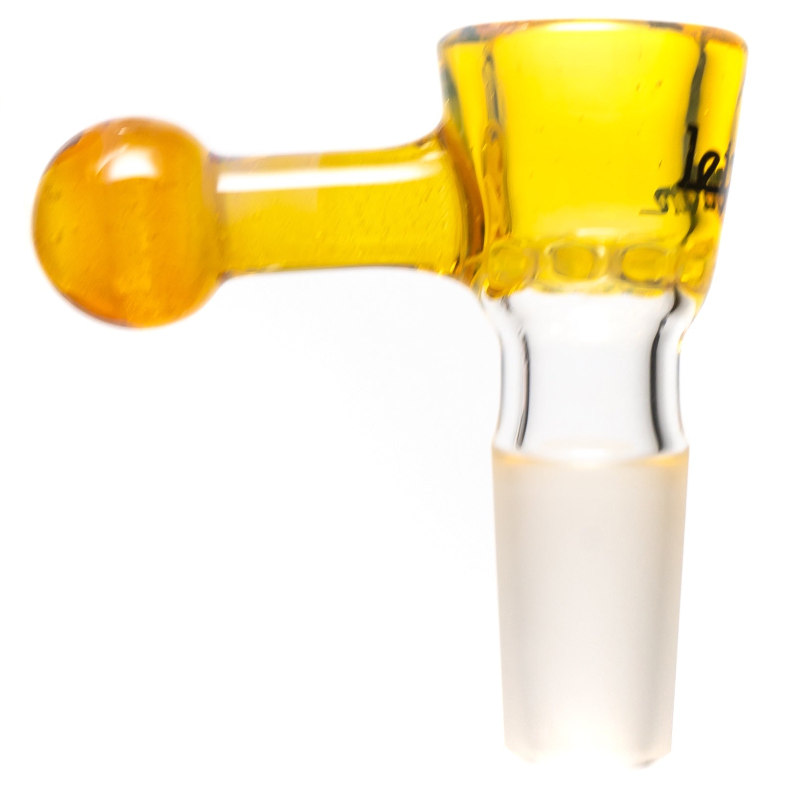 Leisure Disk Slide 14mm Bold Label Striking Yellow The Cave