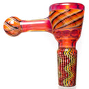 Leisure - Worked Disk Slide - 14mm - Yellow Orange Elvis w/ Hypnotech - The Cave