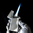 Lotus Torch - Apollo L4850 - Dual Flame Torch Lighter & Punch - Gray & Chrome - The Cave