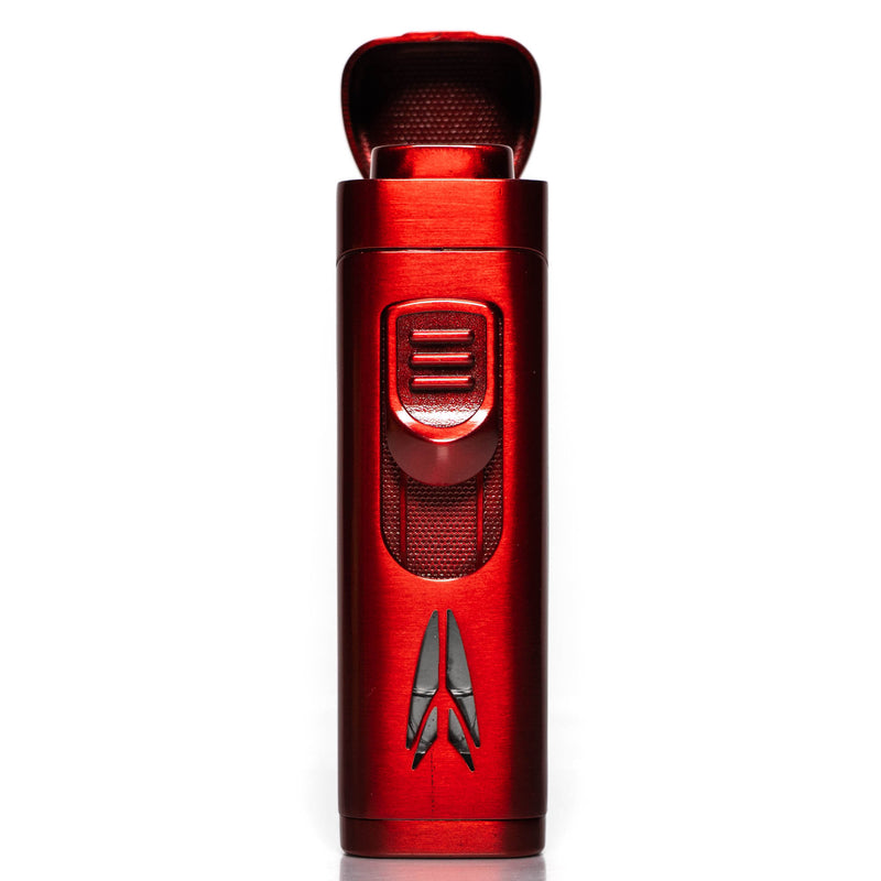 Lotus Torch - Monarch L7220 - Quad Flame Torch Lighter w/ Cigar Rest & Punch - Red - The Cave