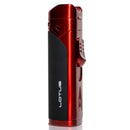 Lotus Torch - Monarch L7220 - Quad Flame Torch Lighter w/ Cigar Rest & Punch - Red - The Cave
