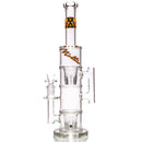 Moltn Glass - Sixty Five - Double GÿZR Perc - Orange Sig. - The Cave