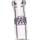 Moltn Glass - Fifty Bubbler - Double Can Perc - Purple Sig. Logo - The Cave