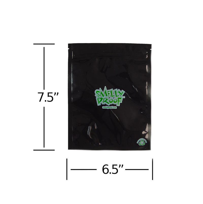 Smelly Proof - Medium Bag - Black - 100 Pack - The Cave