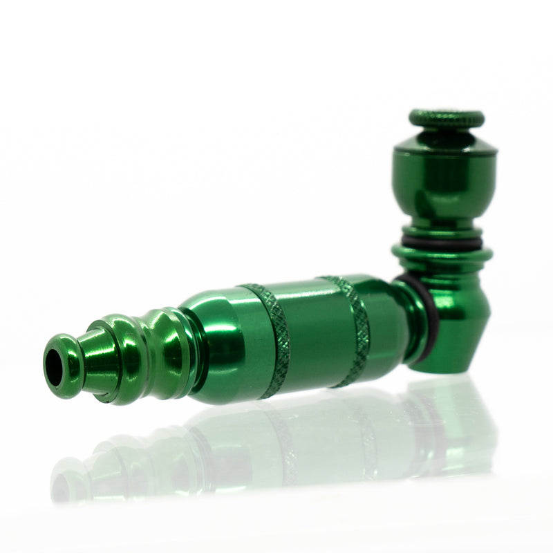 Metal Pipe - Mini - Double Chamber - Green - The Cave