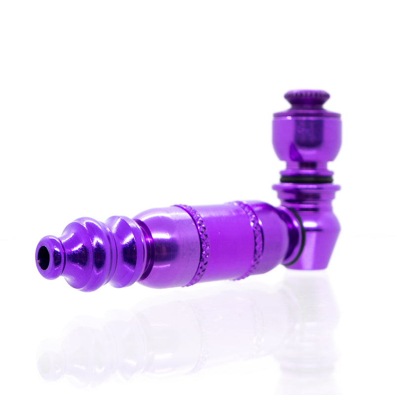 Metal Pipe - Mini - Double Chamber - Purple - The Cave