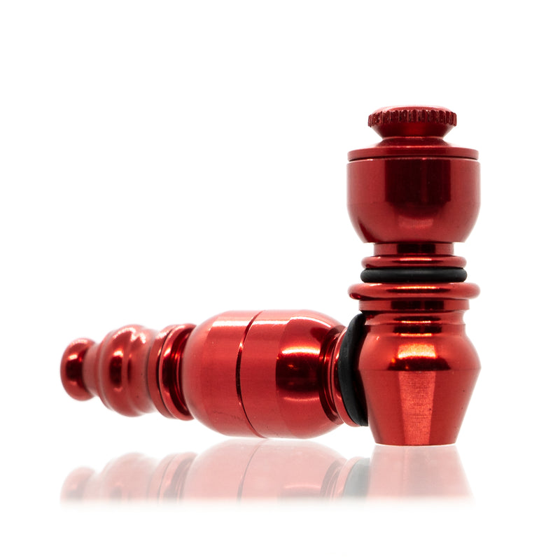 Metal Pipe - Mini - Single Chamber - Red - The Cave