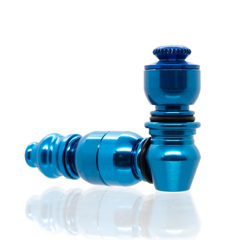 Metal Pipe - Mini - Single Chamber - Blue - The Cave