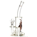 Moltn Glass - Fifty Bubbler - Medium - GÿZR Perc - Pink Signature Label - The Cave
